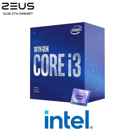 Cpu Intel Core I3 10100f 36ghz 4 Cores 8 Threads Lga1200 ซีพียูอินเทล รับประกันศูนย์ไทย