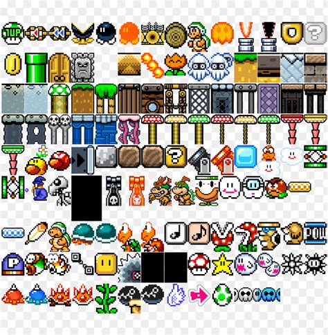 Mario Full Sprite Sheet Png Image With Transparent Background Toppng ...