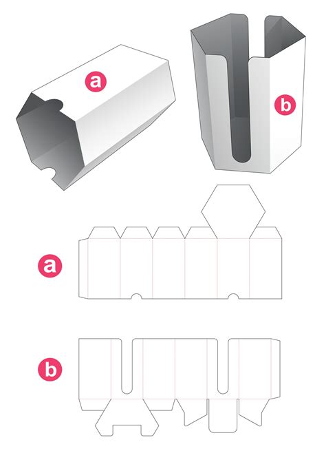 Tall Rectangle Box Template