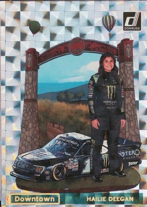 Hailie Deegan 2022 Donruss NASCAR HD Downtown SSP Price Guide