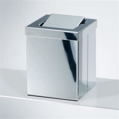 Decor Walther Dw Bathroom Bin Polished Stainless Steel Reuter