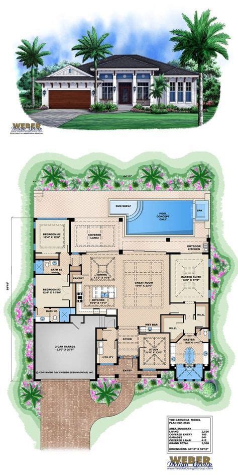 West Indies House Plan Contemporary Island Style Beach Home Plan