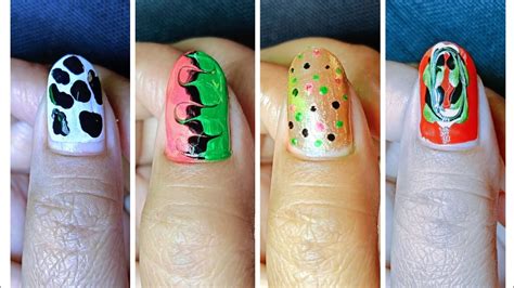 Very Simple Nail Art Design For Beginners 💅♥️💚cute And Beautiful Nail Art Design At Home 🏡💚♥️💅