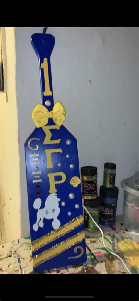 Sigma Gamma Rho Paddle Sorority Things Sigma Gamma Rho Greek Paddles