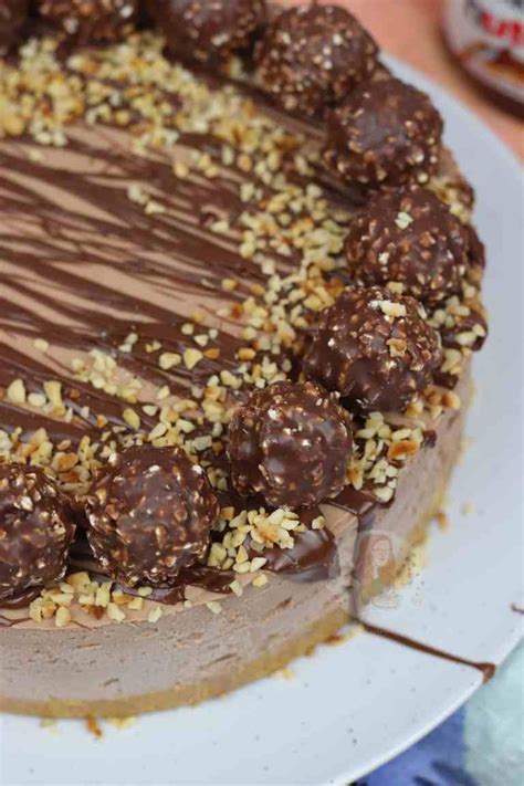 No Bake Ferrero Rocher And Nutella Cheesecake Jane S Patisserie Artofit