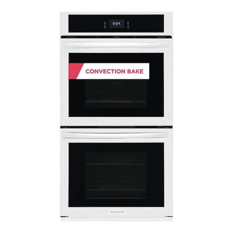 White Electric Double Wall Ovens