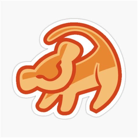 Simba The Lion King Sticker For Sale By Xmarti Redbubble