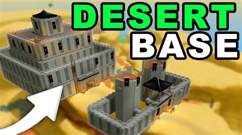 I Made A Desert Base Roblox Survival Game Youtube