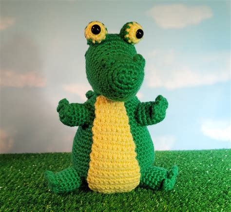 Baby Gator Amigurumi Crochet Pattern – My Fingers Fly