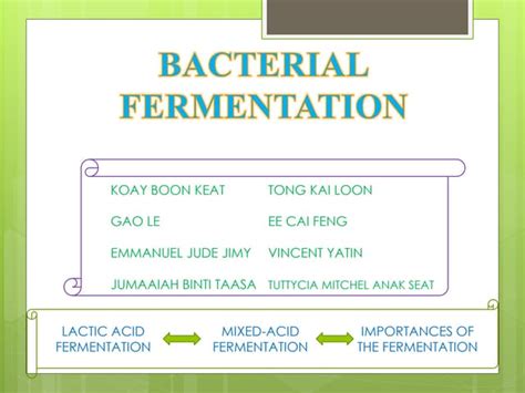 (Group10)bacterial fermentation | PPT