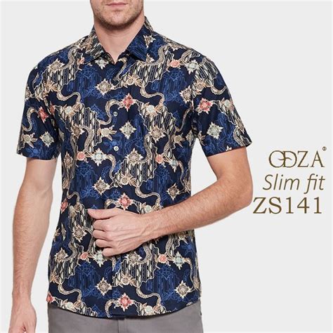 Jual Batik Slimfit Lengan Pendek 177 Di Lapak Odza Classic Bukalapak