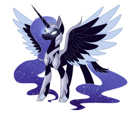 Nightmare Moon Redesign By Ghostlykittycat On Deviantart