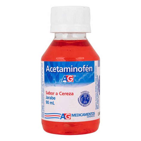 Acetaminofén Ag Jarabe Frasco X90 Ml Lafrancol