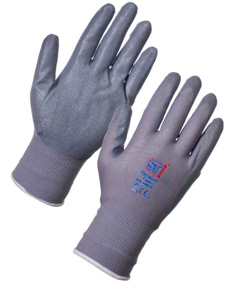 Supertouch 6008 Nitrotouch Foam Nitrile Foam Palm Coated Glove North Sea Workwear