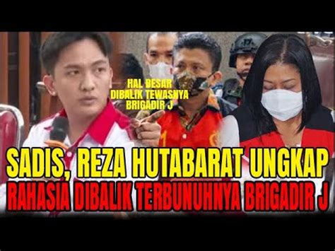 Luar Biasa Reza Bongkar Aja Semua Ferdy Sambo Putri Candrawathi