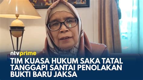 Ini Tanggapan Dari Tim Kuasa Hukum Saka Tatal Soal Penolakan Bukti Baru