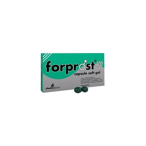 Shedir Pharma Forprost 400 15 Capsule Molli Integratore Per La Prostata