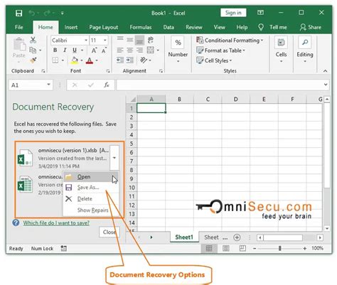 How Can I Recover A Deleted Excel File