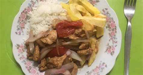 Saltado de pollo Receta de Dulcemanía Cookpad