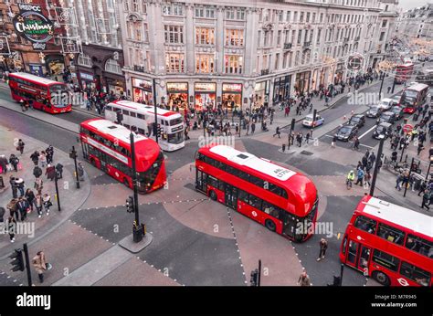 Oxford Circus Entre Oxford Street Et Regent Street Au Dessus De Plan