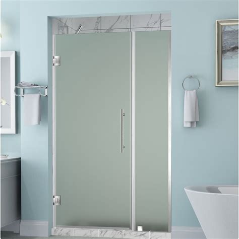 Aston Belmore 60 X 72 Hinged Frameless Shower Door And Reviews Wayfair