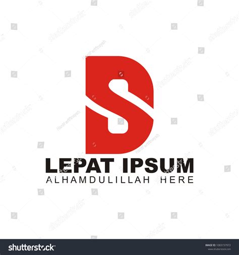 Abstract Ds Letter Design Logo Vector Stock Vector Royalty Free