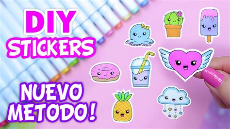 C Mo Hacer Pegatinas O Stickers F Cil Diy Stickers Kawaii Youtube