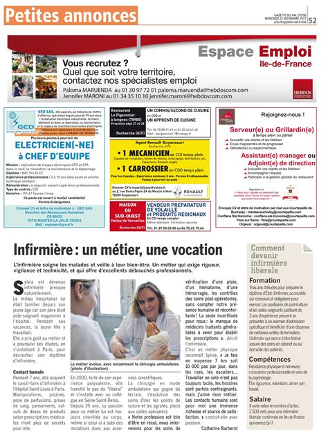 Les Annonces Emploi De La Semaine Dans Le Val D Oise La Gazette Du