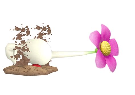 Flower White Pikmin digging by TransparentJiggly64 on DeviantArt