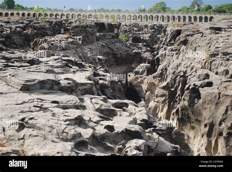 nighoj asian largest potholes Stock Photo - Alamy