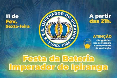 Sexta Dia De Festa Da Bateria Da Imperador Do Ipiranga Liga Sp