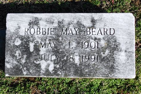 Robbie May Wheatley Beard 1901 1991 Homenaje De Find A Grave