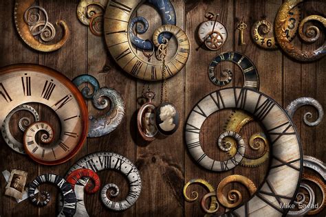 Steampunk Clock Time Machine By Mike Savad Redbubble