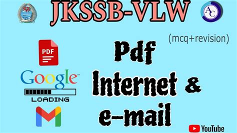 Internet Email Pdf Mcqs Cum Revision Jkssb Vlw Panchayat Secretary Faa