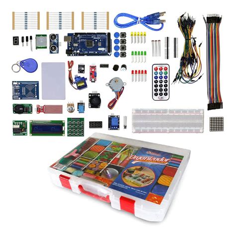 Mega Kit Rob Tica Para Arduino Mega Tutorial Maleta Organizadora