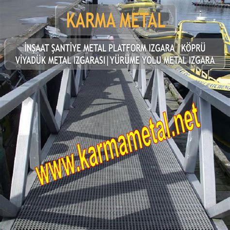 Karma Metal Galvaniz Kaplamali Metal Platform Izgara Kedi Yolu Izgarasi