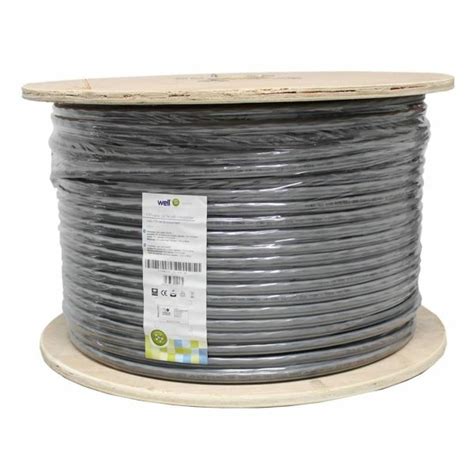 Cablu De Retea F UTP Cu Sufa Well Cat 5e 8 Fire Din Cupru 0 50mm 500m