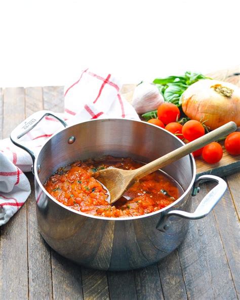 Pomodoro Sauce Just 5 Ingredients The Seasoned Mom Recipe