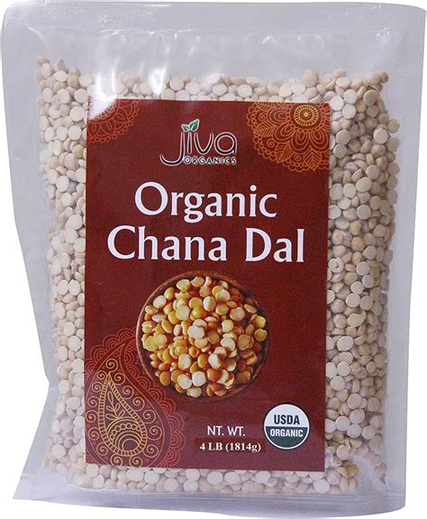 Amazon Jiva Organic Chana Dal Indian Pound Bag Non Gmo