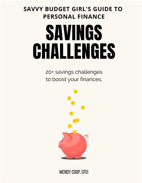 Savings Challenge Ebook Savvy Budget Girl