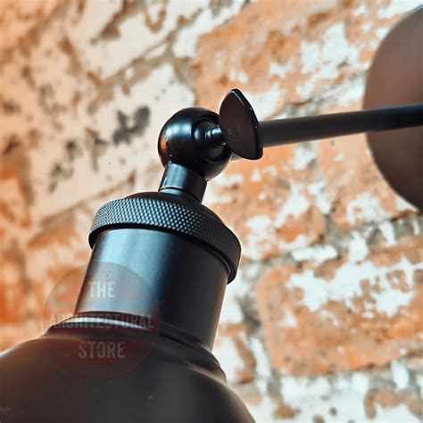 Retro Style Industrial Wall Light With Customisable Rose