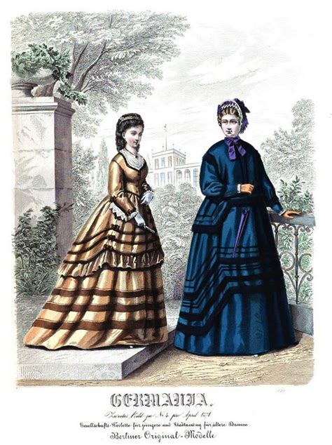 Germania 1871 1870s Fashion Victorian Fashion 1870s Dress