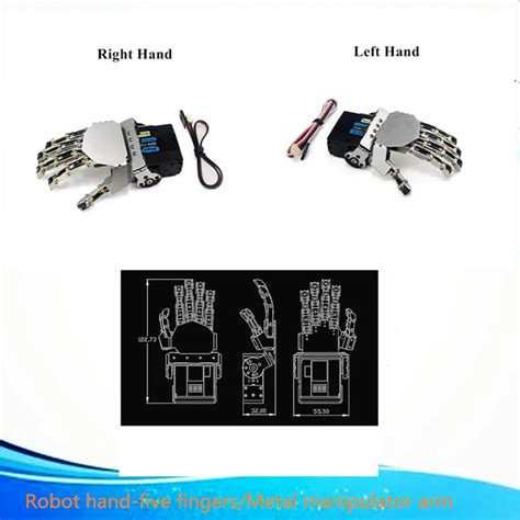 Ismaring Robot Manual Oficial Con Cinco Dedos Brazo Manipulador De