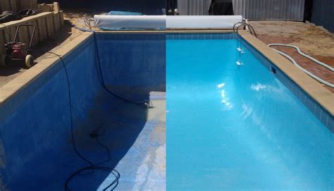 pool renovation before and after photo - Boutique Pool Renovations Perth