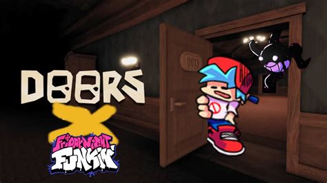 Fnf Doors Vs Rush Roblox Doors Fanmade Song Youtube