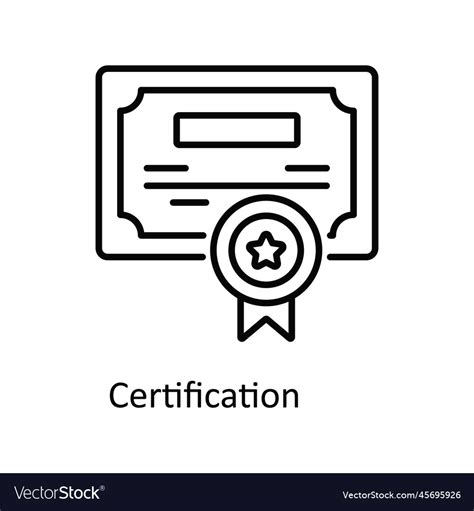 Certification Royalty Free Vector Image - VectorStock