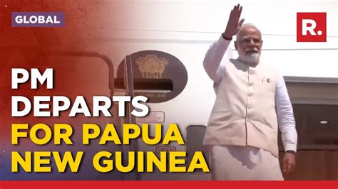 M Modi Wraps Up G7 Summit In Japan Leaves For Papua New Guinea From