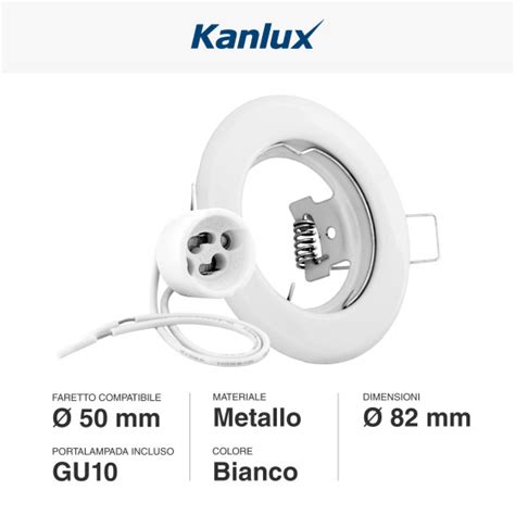 Acquista Kanlux ARGUS II CT 2114 W Portafaretto Rotondo Da Incasso