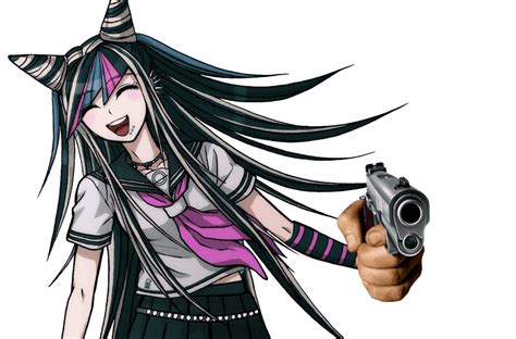 Dr2 Characters But They Have A Gun Day 2 Ibuki Mioda Rdanganronpa