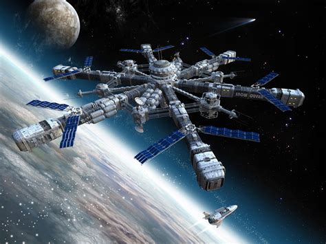 🔥 Download Space Station HD Wallpaper FullHDwpp Full by @kathyg | Space ...